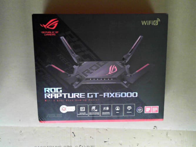 USED - Asus ROG Rapture GT-AX6000 Black Wireless WiFi 6 Dual Band Gaming Router