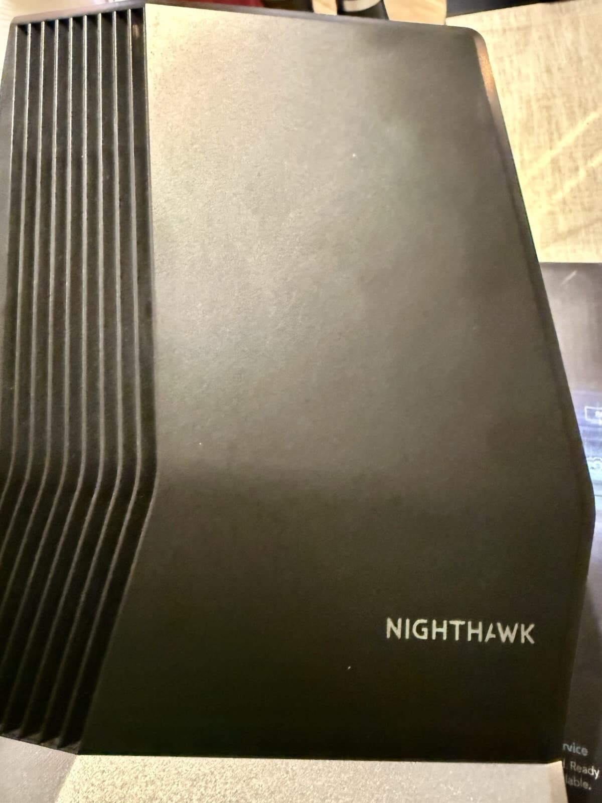 USED - Netgear Nighthawk AX8 | AX6000 Cable Modem With Built-in WiFi 6 Router | Black thumbnail 2
